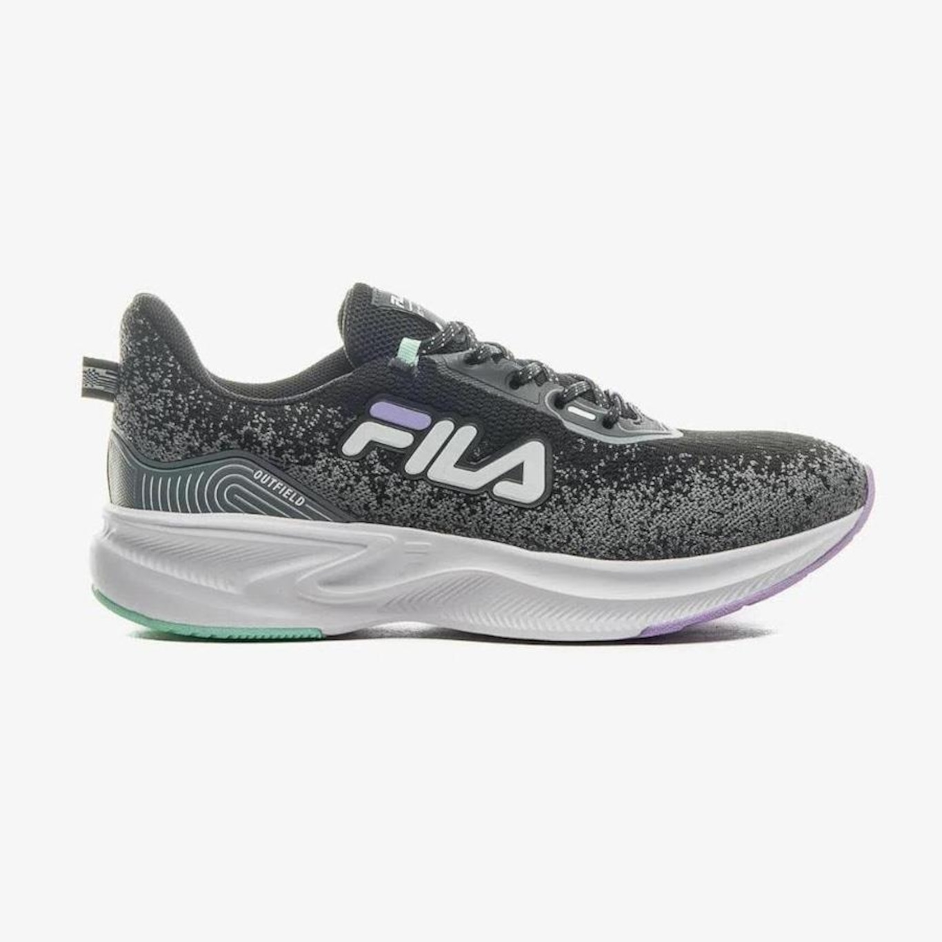 Tenis fila feminino 2024 preto com rosa centauro