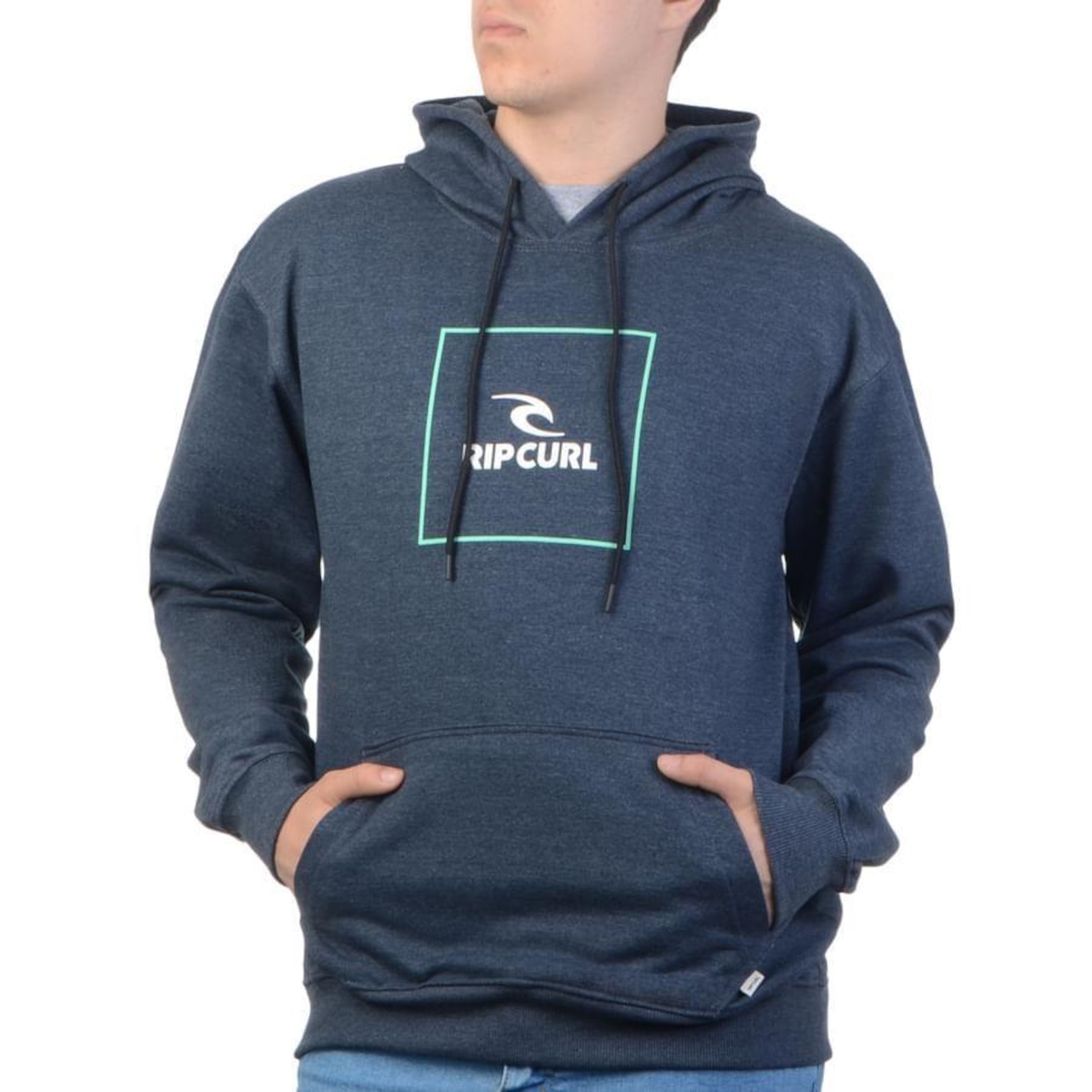 Blusão de Moletom com Capuz Rip Curl Corp Icon - Masculino - Foto 1