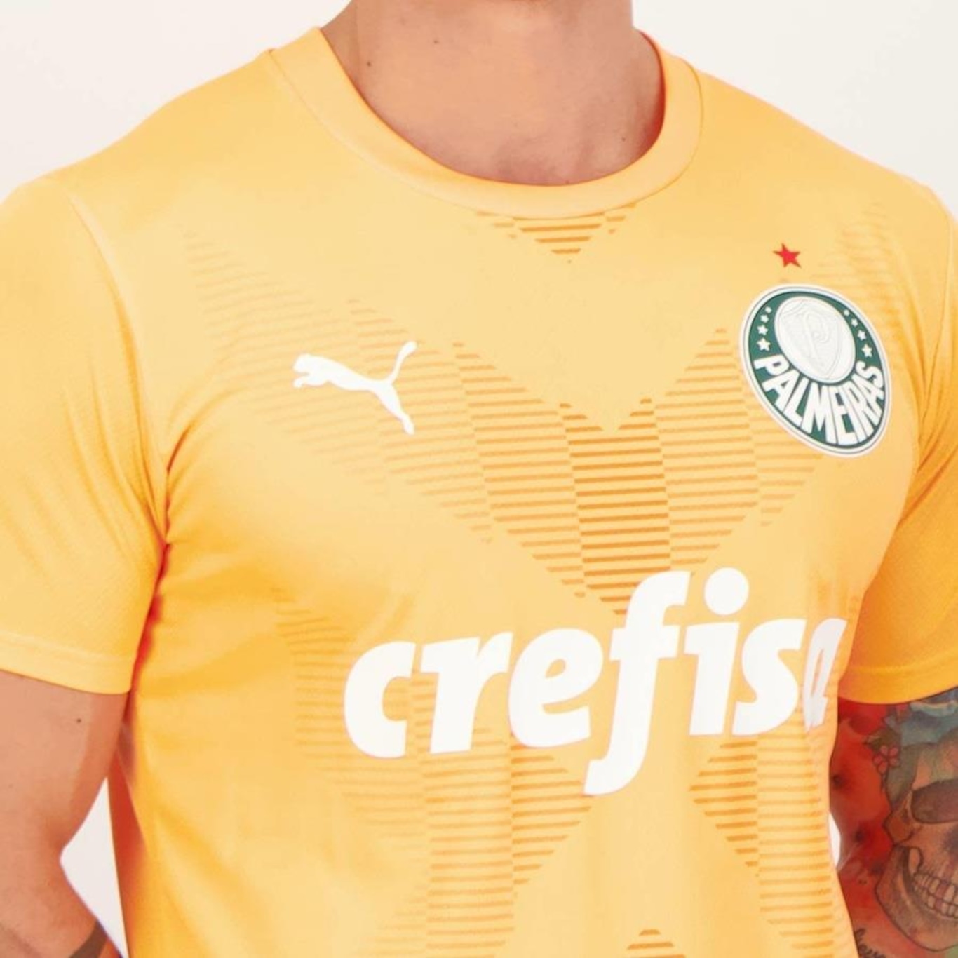 Camisa do Palmeiras Puma Goleiro III 2023 21 Weverton - Masculina - Foto 4