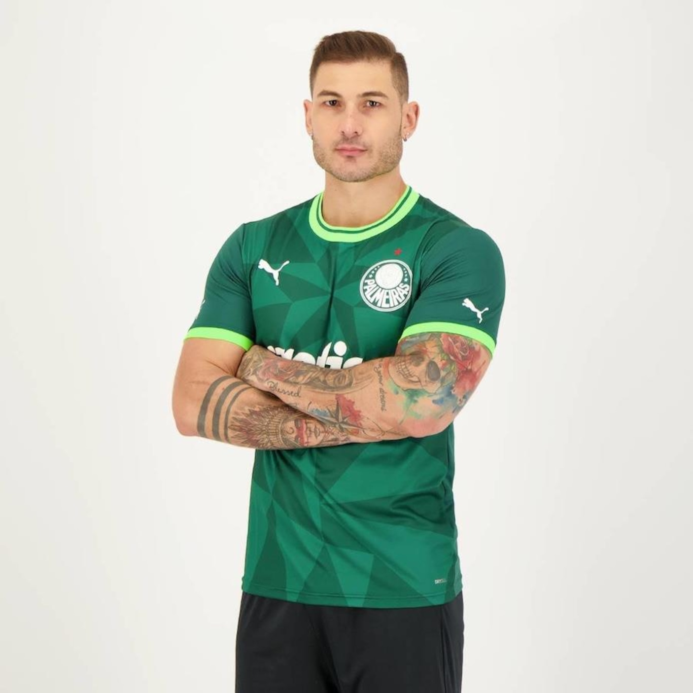 Camisa do Palmeiras I 2023 9 Endrick Puma - Masculina - Foto 5