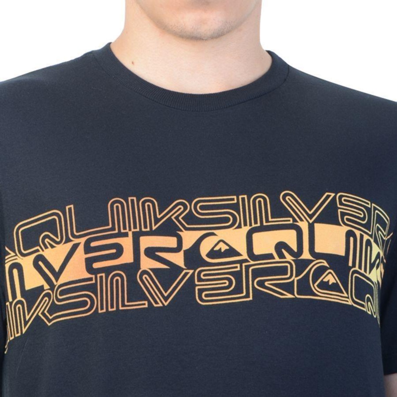 Camiseta Quiksilver Word Block - Masculina - Foto 5