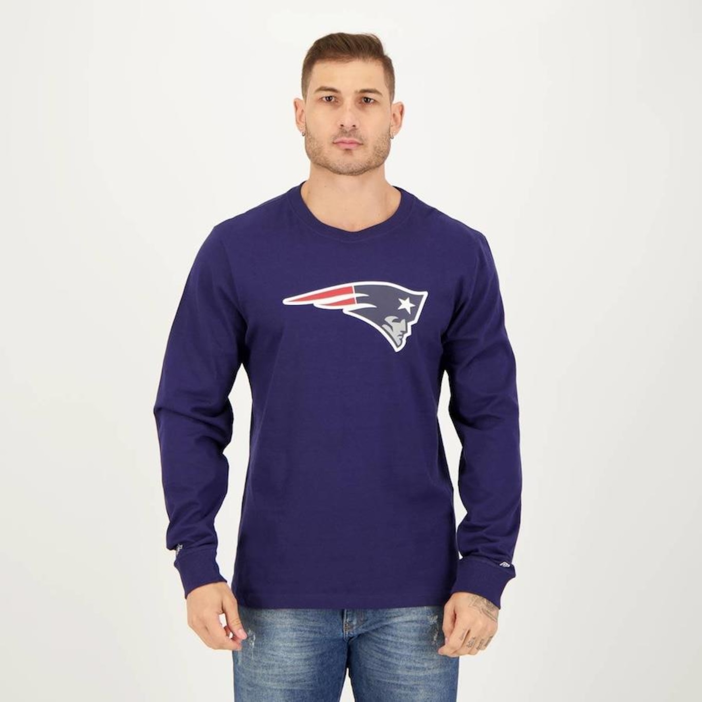 Camiseta New Era NFL New England Patriots Logo - Masculina - Foto 1