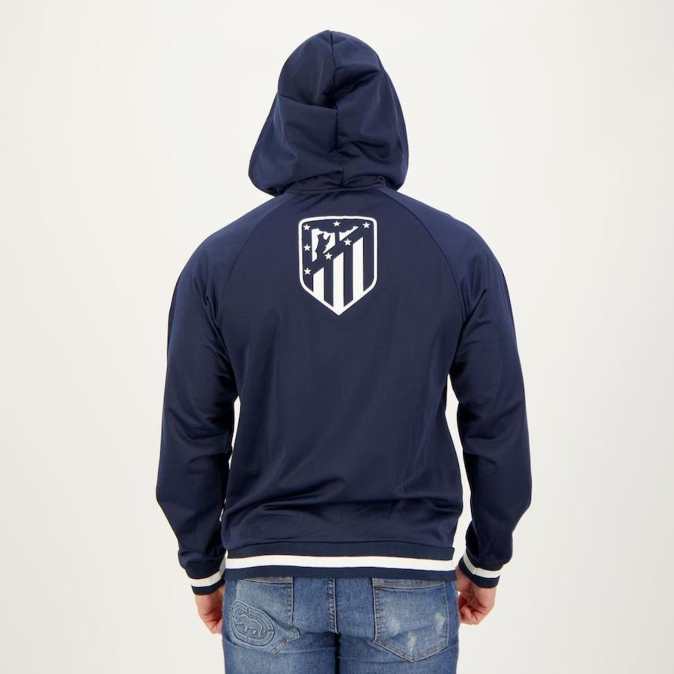 Jaqueta Atlético de Madrid com Capuz Trilobal Futfanatics - Masculina - Foto 3