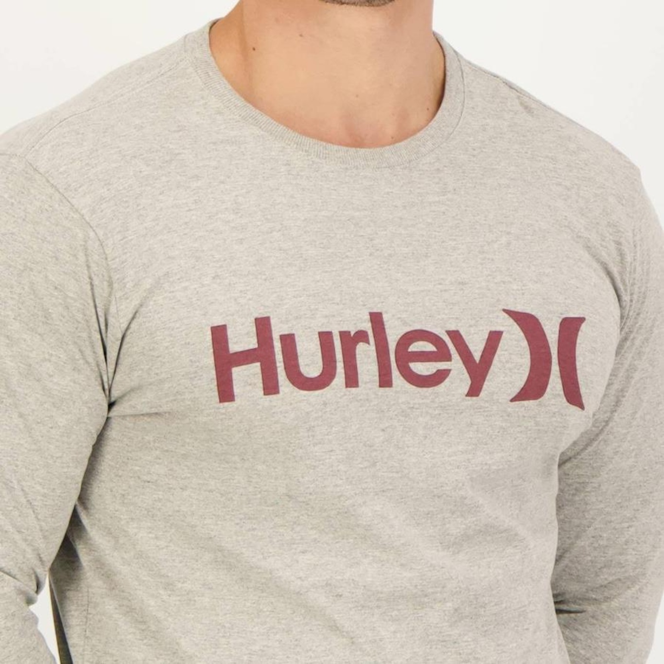 Camiseta Manga Longa  Hurley One e Only - Foto 4