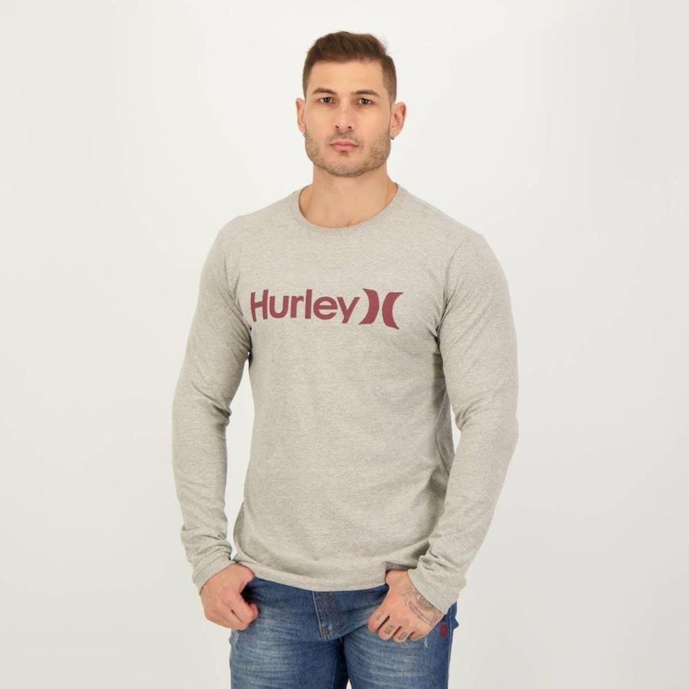 Camiseta Manga Longa  Hurley One e Only - Foto 5