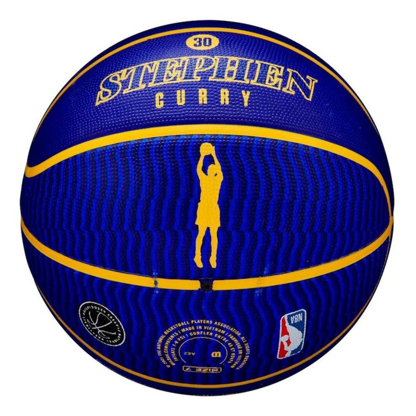 Bola de Basquete Wilson Nba Stephen Curry Golden Oficial - Foto 3