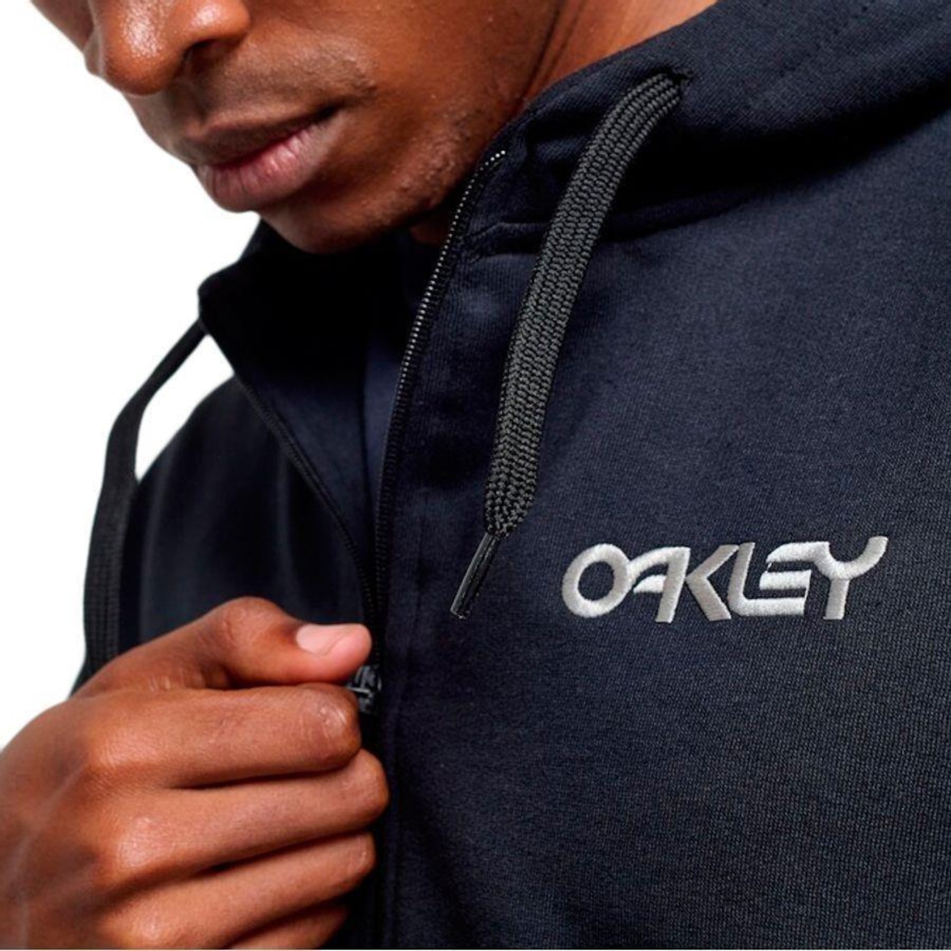 Jaqueta de Moletom com Capuz Oakley Embroidery Hoodie - Masculino - Foto 3