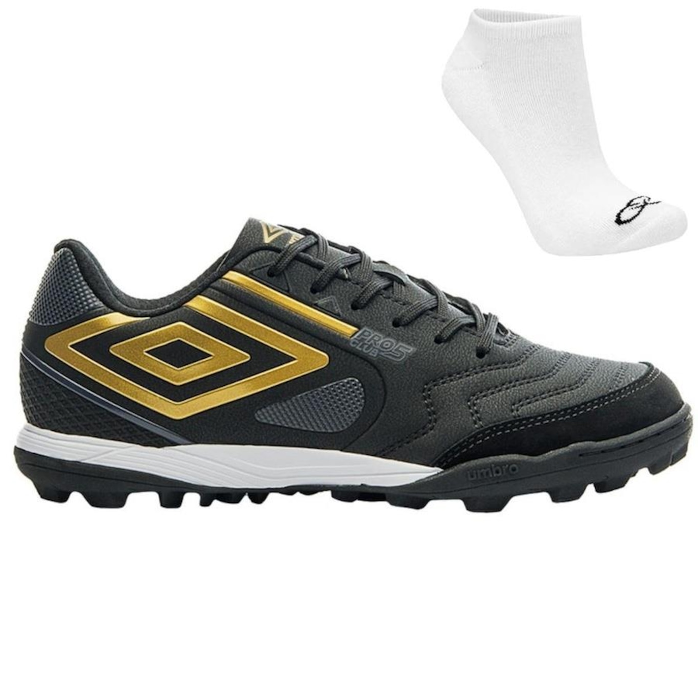 CHUTEIRA SOCIETY UMBRO PRO 5 BUMP CLUB + PAR DE MEIAS - ADULTO - Foto 1