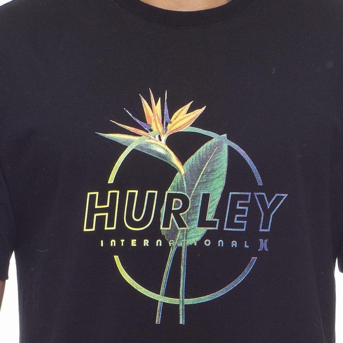 Camiseta Hurley Flower Oversize - Masculina - Foto 2