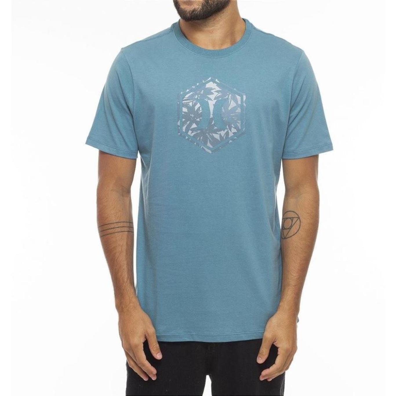 Camiseta Hurley Hexa - Masculina - Foto 1