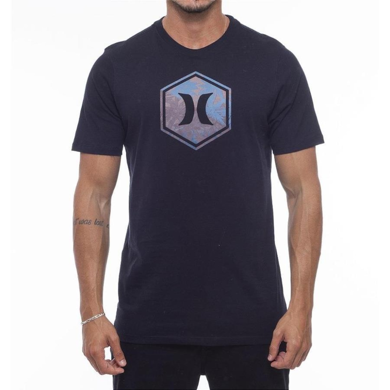 Camiseta Hurley Hexa - Masculina - Foto 1