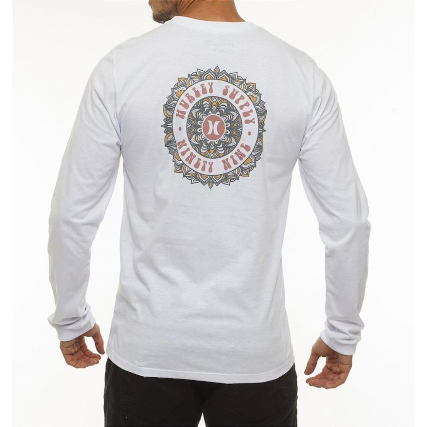 Camiseta Hurley Mandala Manga Longa - Masculina - Foto 2