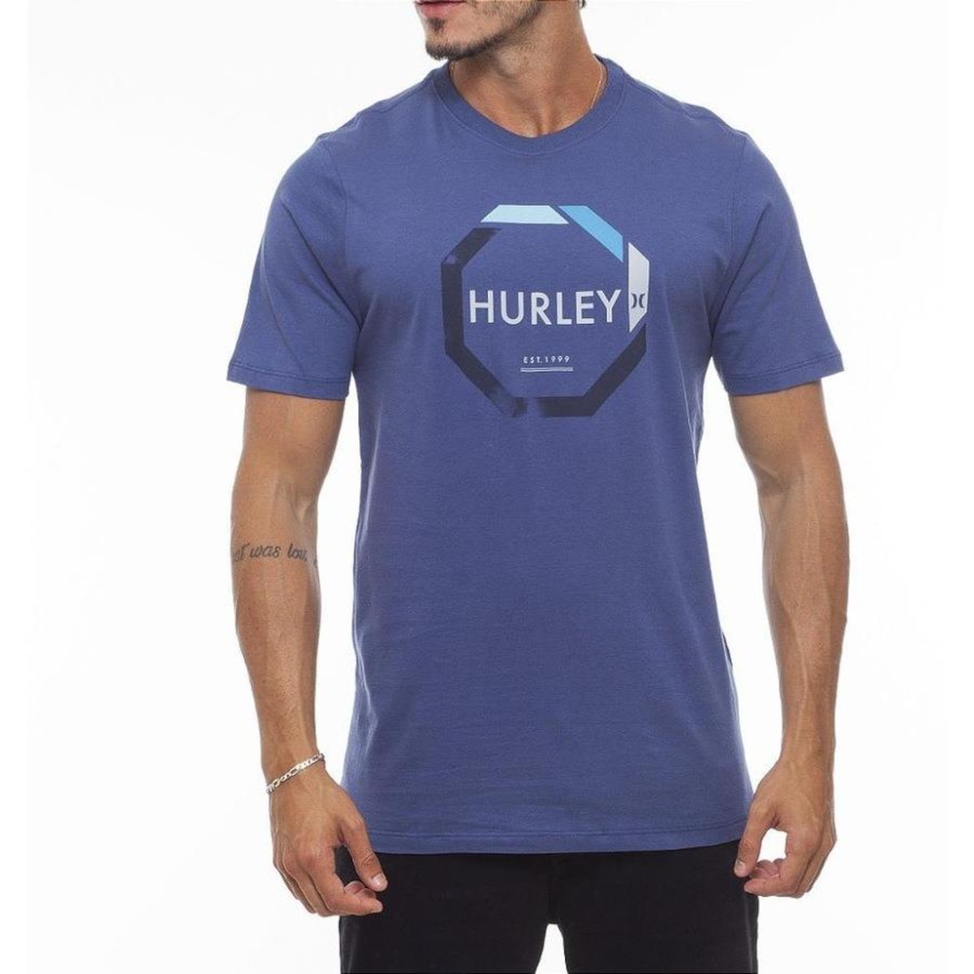 Camiseta Hurley Metric - Masculina - Foto 1