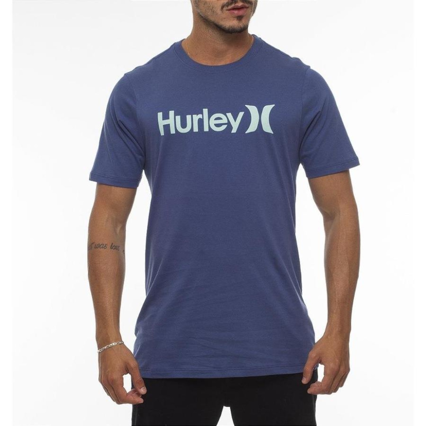 Camiseta Hurley O&O Solid Oversize - Masculina - Foto 1