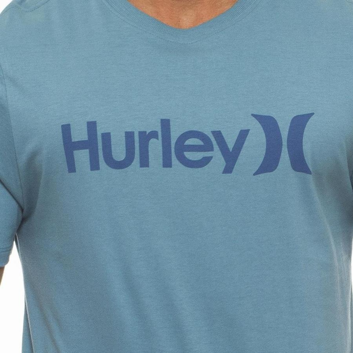 Camiseta Hurley Silk O&O Solid - Masculina - Foto 2