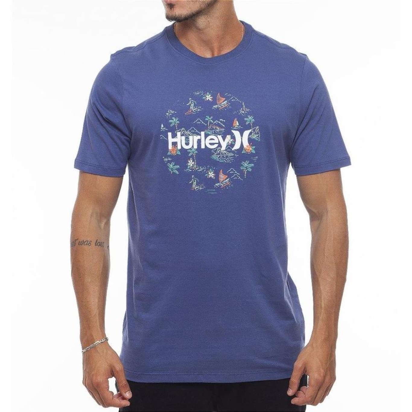 Camiseta Hurley Paradise - Masculina - Foto 1