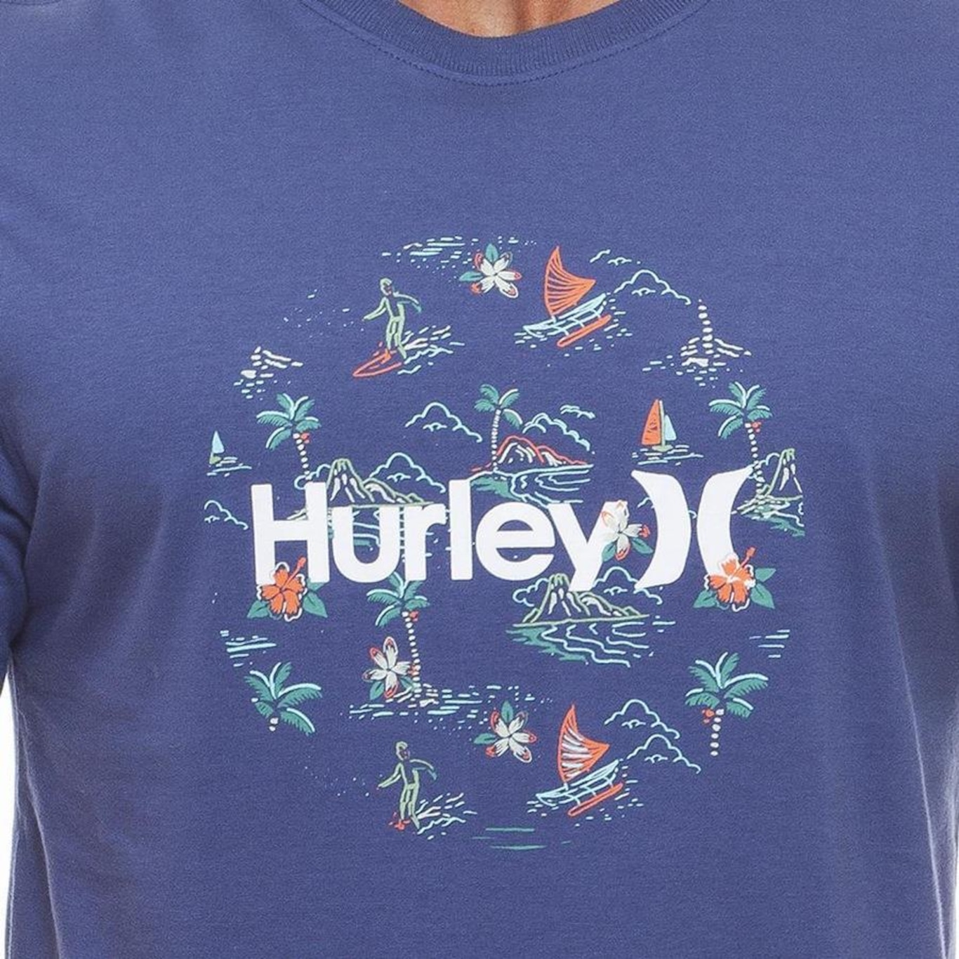 Camiseta Hurley Paradise - Masculina - Foto 2