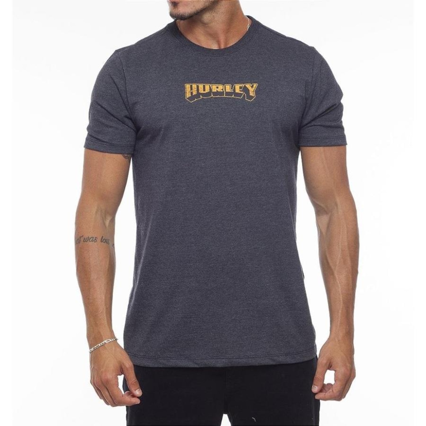 Camiseta Hurley Pine Skull - Masculina - Foto 1