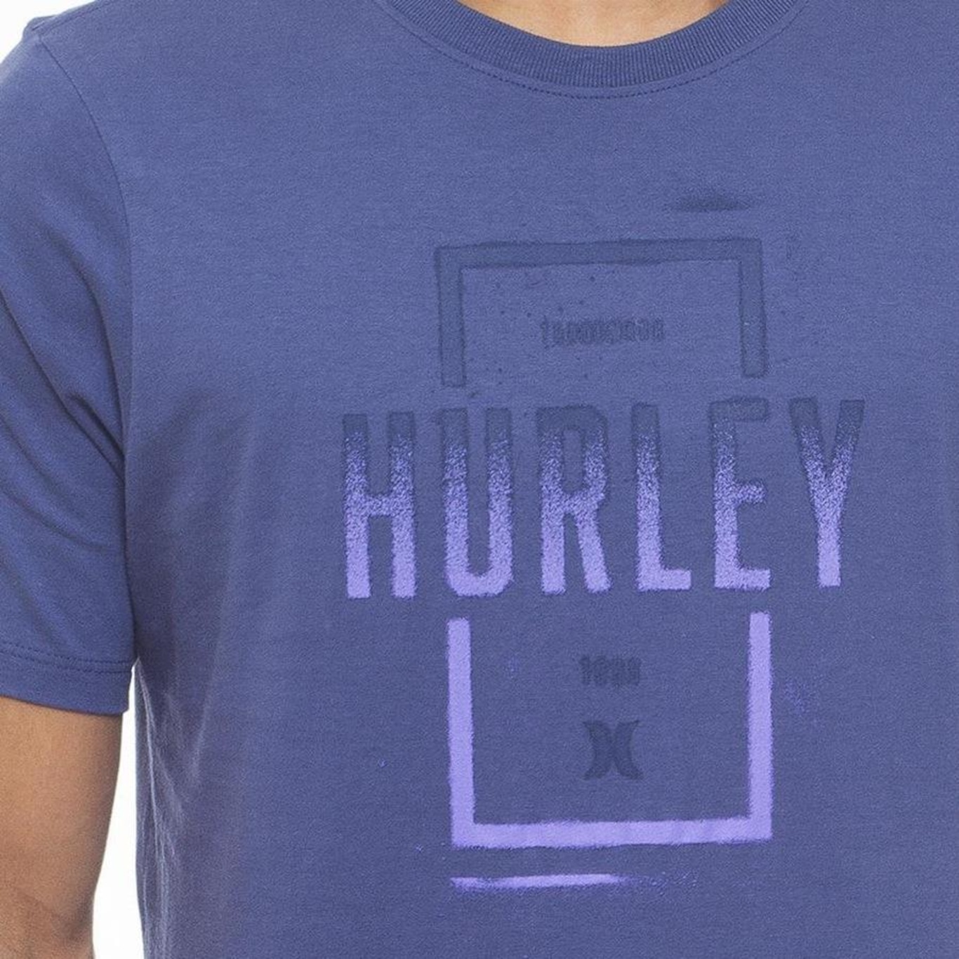 Camiseta Hurley Stencil - Masculina - Foto 2