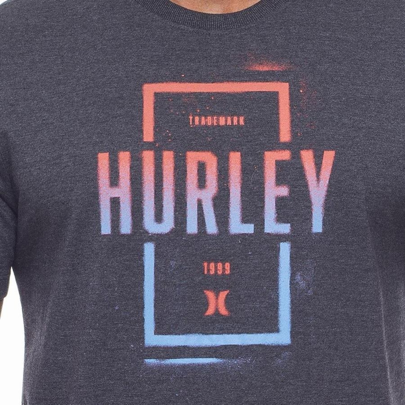 Camiseta Hurley Stencil - Masculina - Foto 2