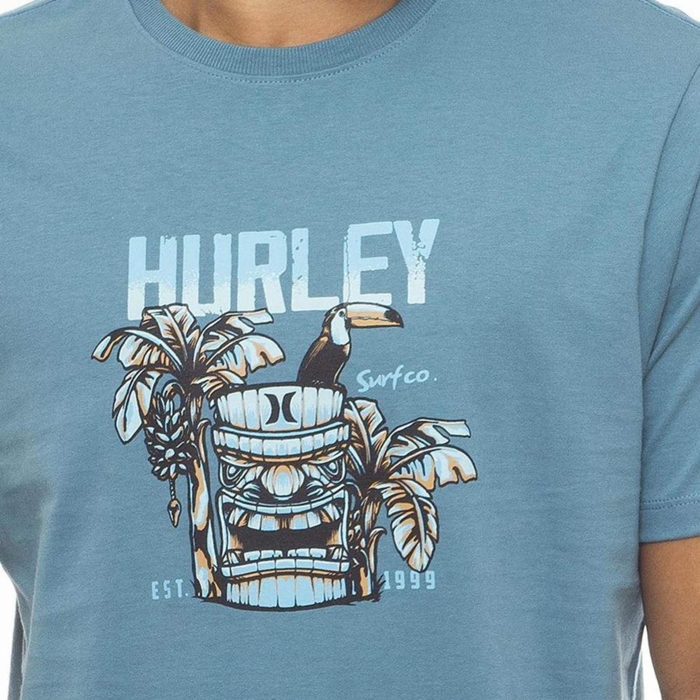 Camiseta Hurley Tiki Life - Masculina - Foto 2