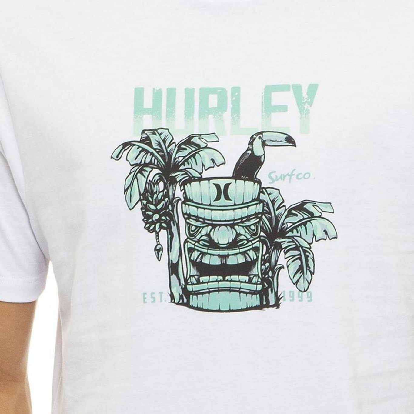 Camiseta Hurley Tiki Life - Masculina - Foto 2