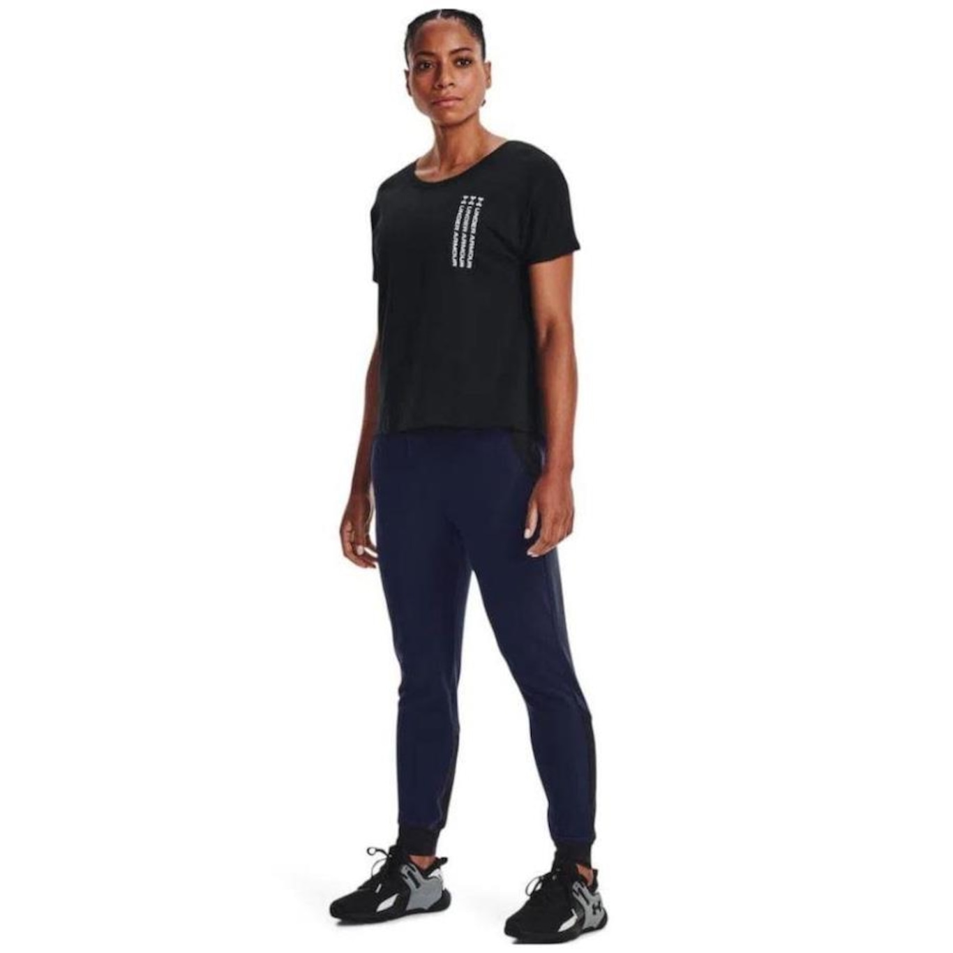 Camiseta Under Armour Live Repeat - Feminina - Foto 2