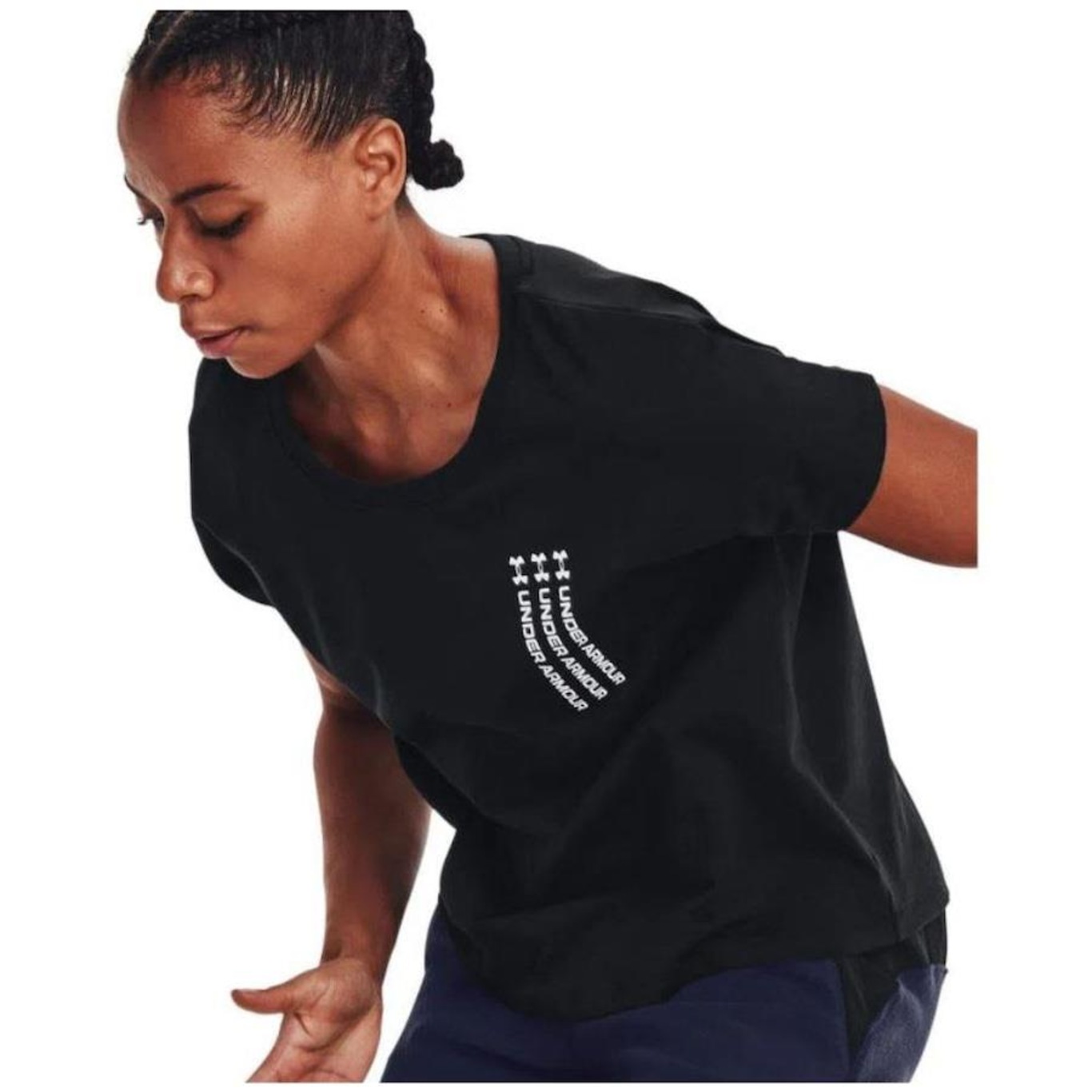 Camiseta Under Armour Live Repeat - Feminina - Foto 3