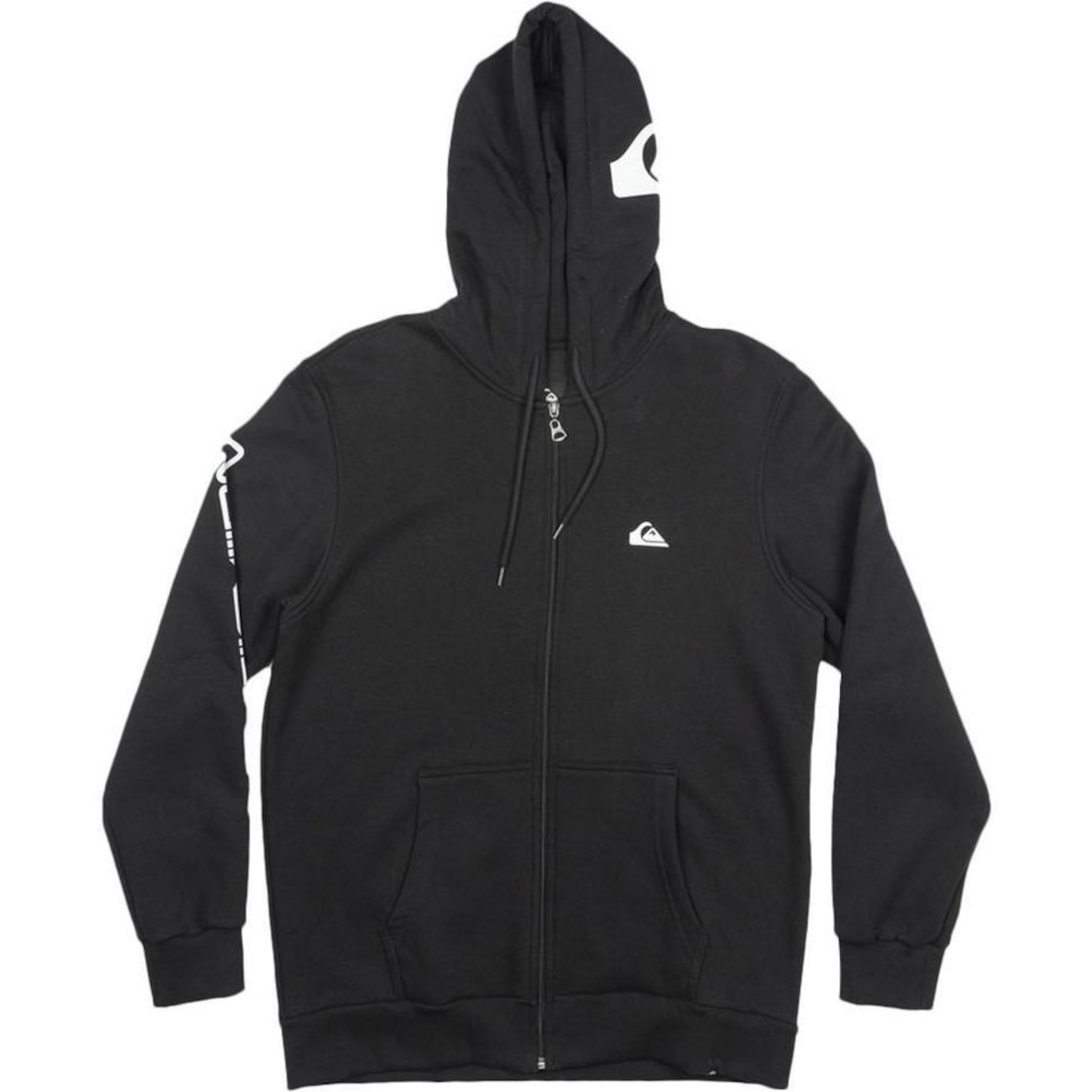 Jaqueta de Moletom com Capuz Quiksilver Aberto Logo Hood - Masculina - Foto 3