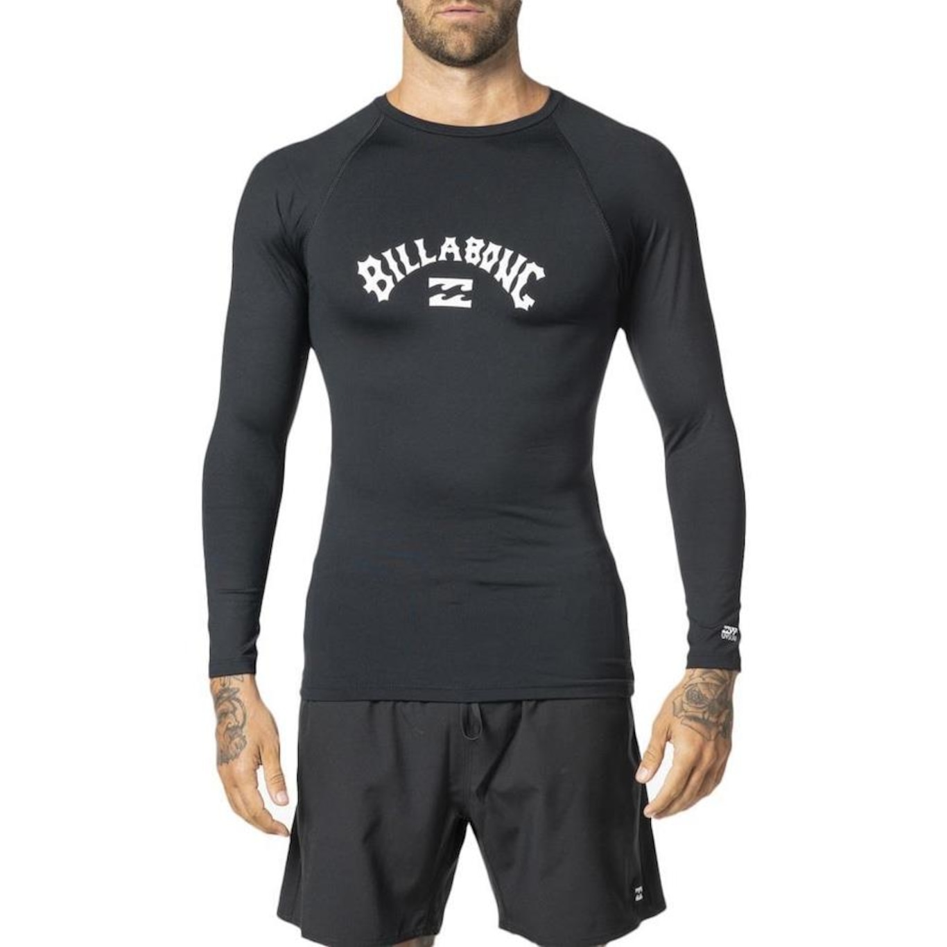 Camiseta Billabong Surf Arch Manga Longa - Masculina - Foto 1