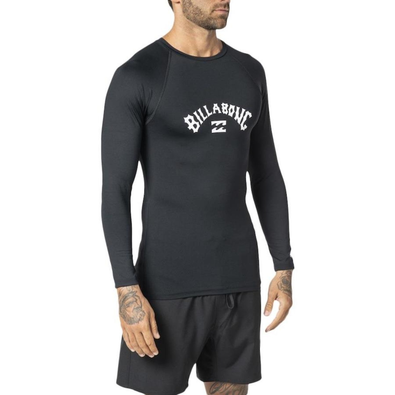 Camiseta Billabong Surf Arch Manga Longa - Masculina - Foto 3