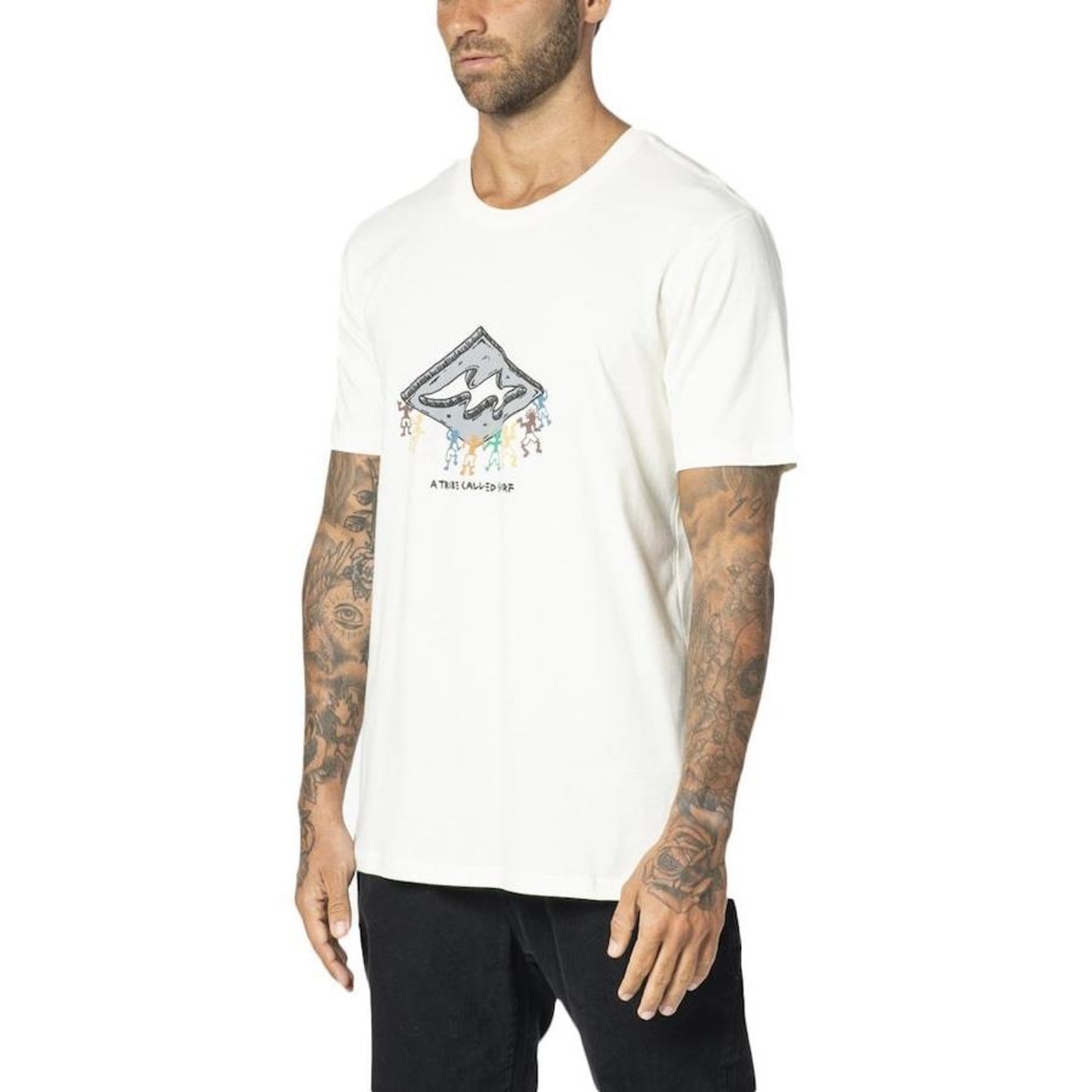 Camiseta Billabong Theme Diamond - Masculina - Foto 4