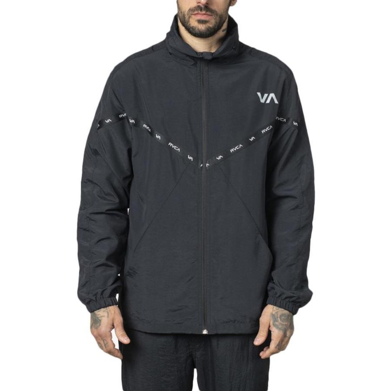 Jaqueta com Capuz RVCA Control Track - Masculina - Foto 1