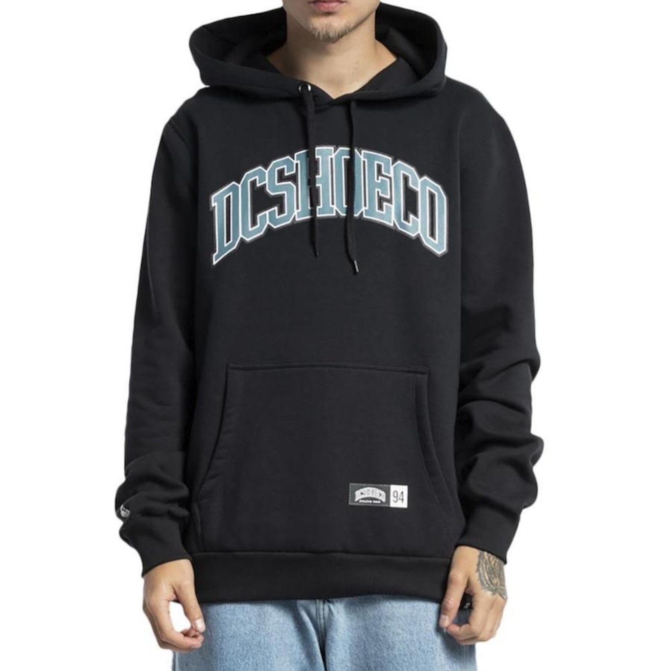 Blusão de Moletom com Capuz DC Shoes Canguru Misfit Premium - Masculino - Foto 1