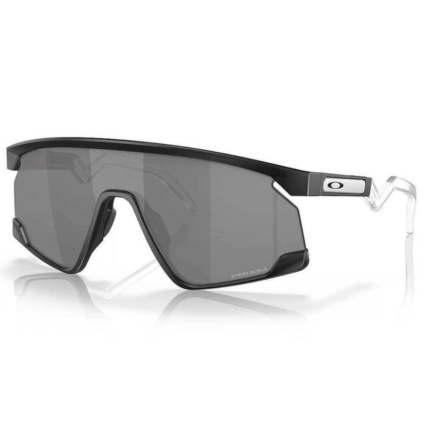 Óculos de Sol Unissex Oakley Bxtr Matte Black Prizm Black - Foto 1