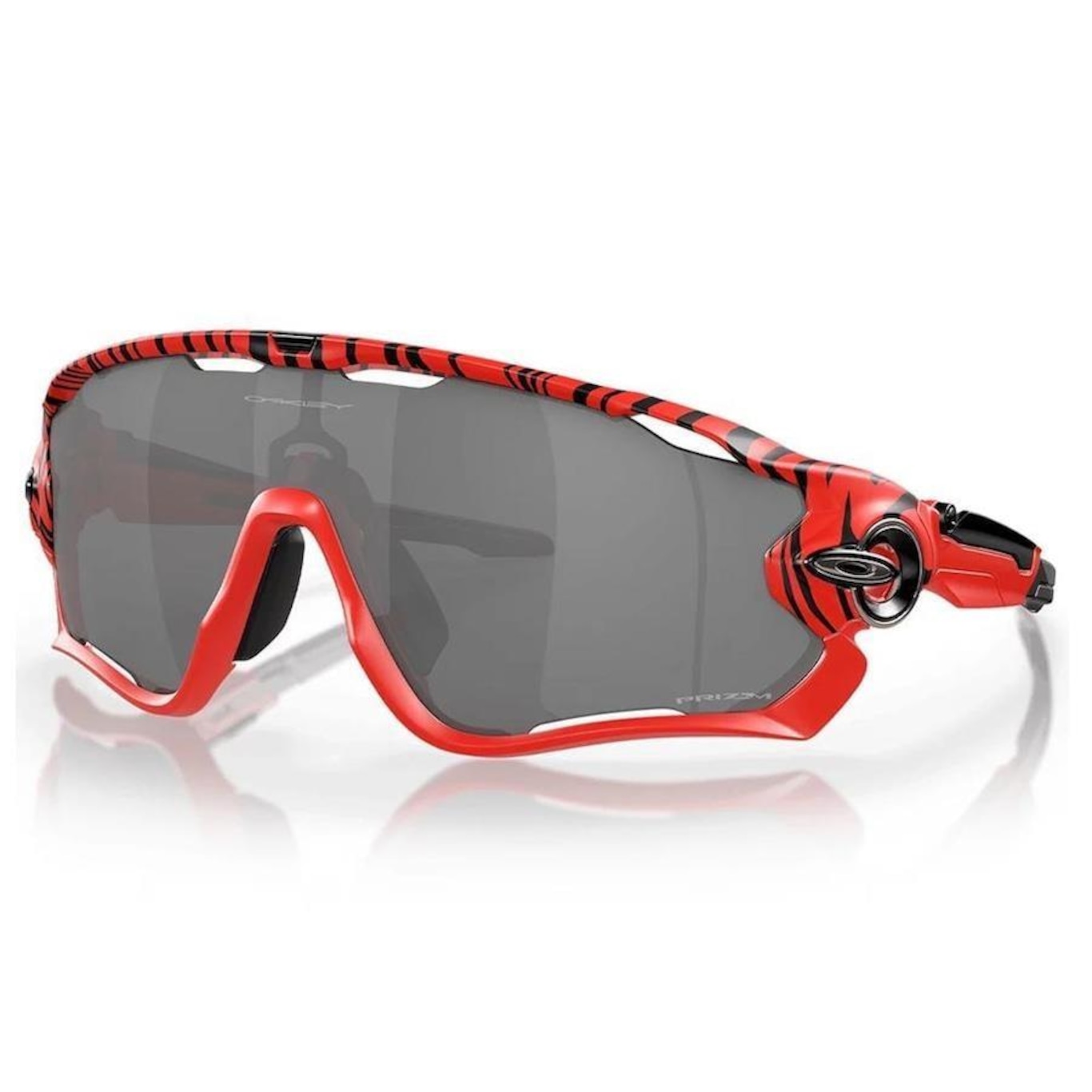 Óculos de Sol Unissex Oakley Jawbreaker Red Tiger Prizm - Foto 1