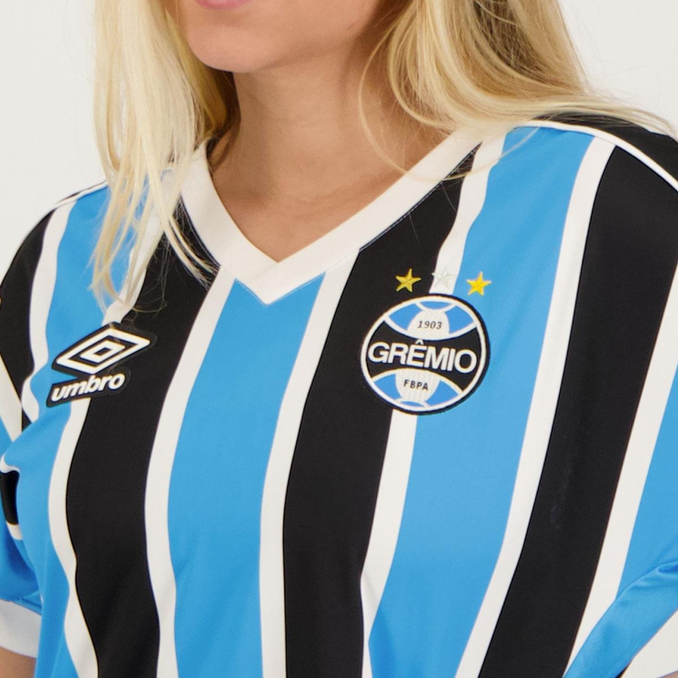 Camisa do Grêmio I 23 Umbro - Feminina - Foto 4