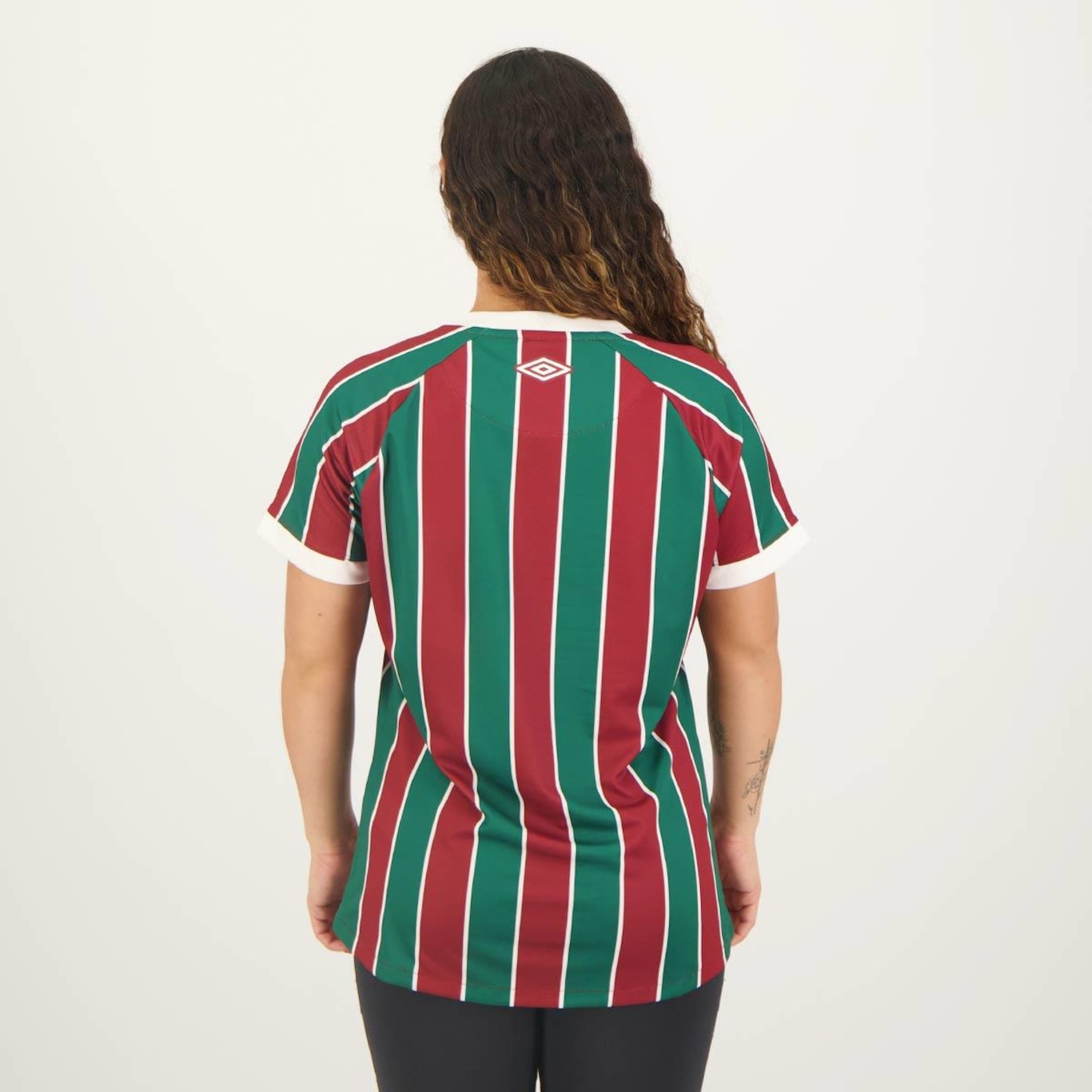 Camisa do Fluminense I 2023 Umbro - Feminina - Foto 3