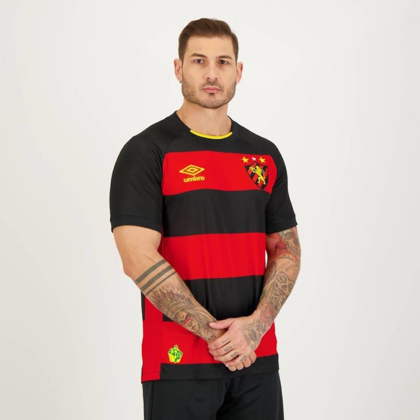 Camisa do Sport CIub do Recife I 23 Umbro - Masculina - Foto 2