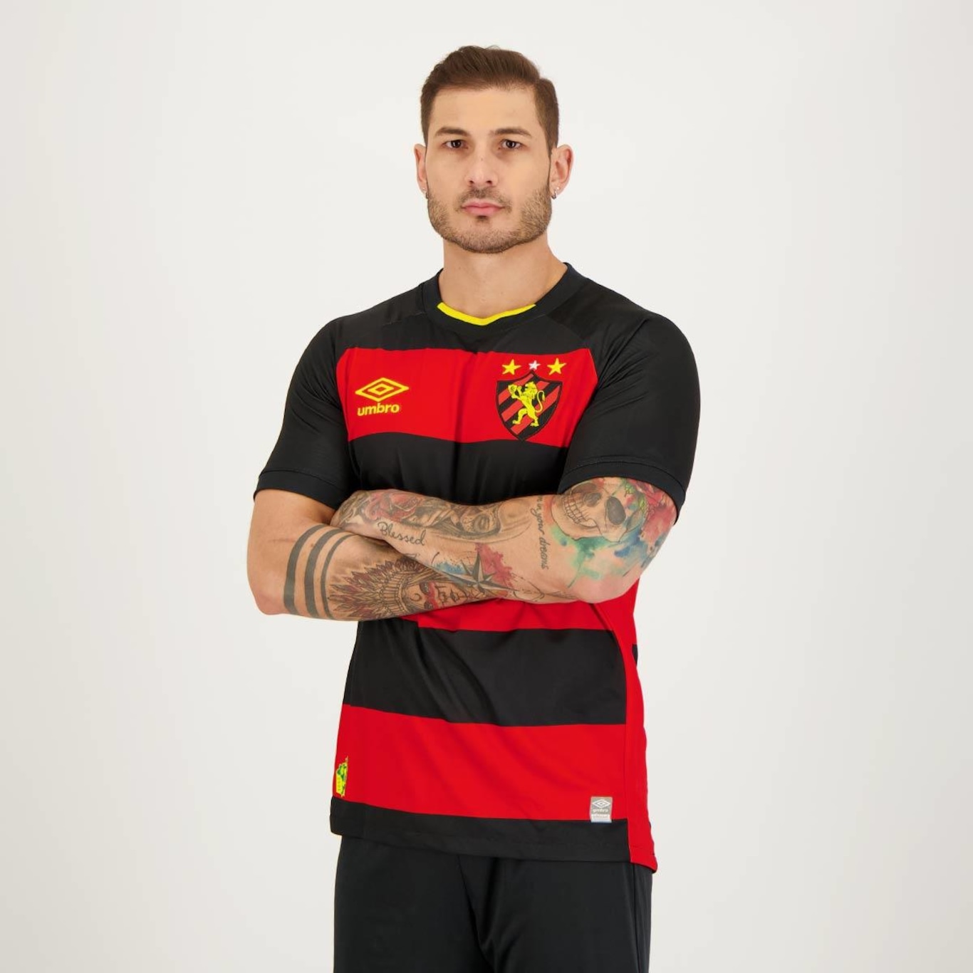 Camisa do Sport CIub do Recife I 23 Umbro - Masculina - Foto 5