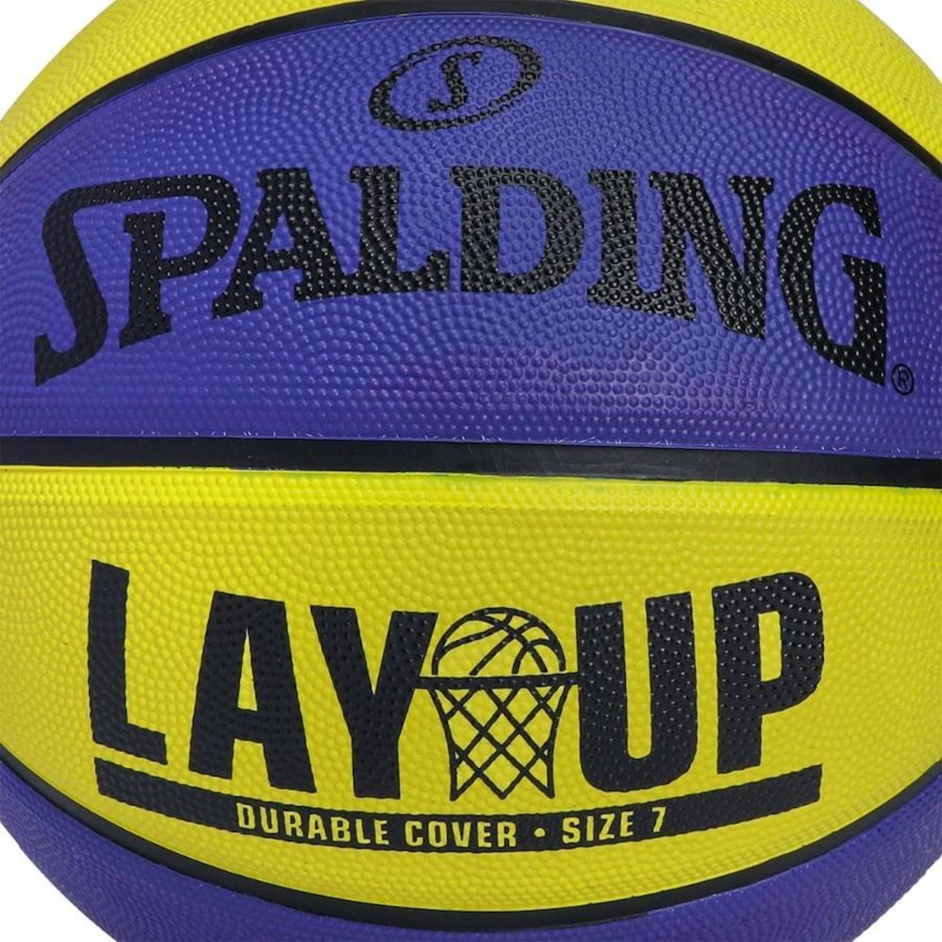Mini Bola Basquete Infantil NBA Spalding Lay Up Tam. 3 - Amarelo+