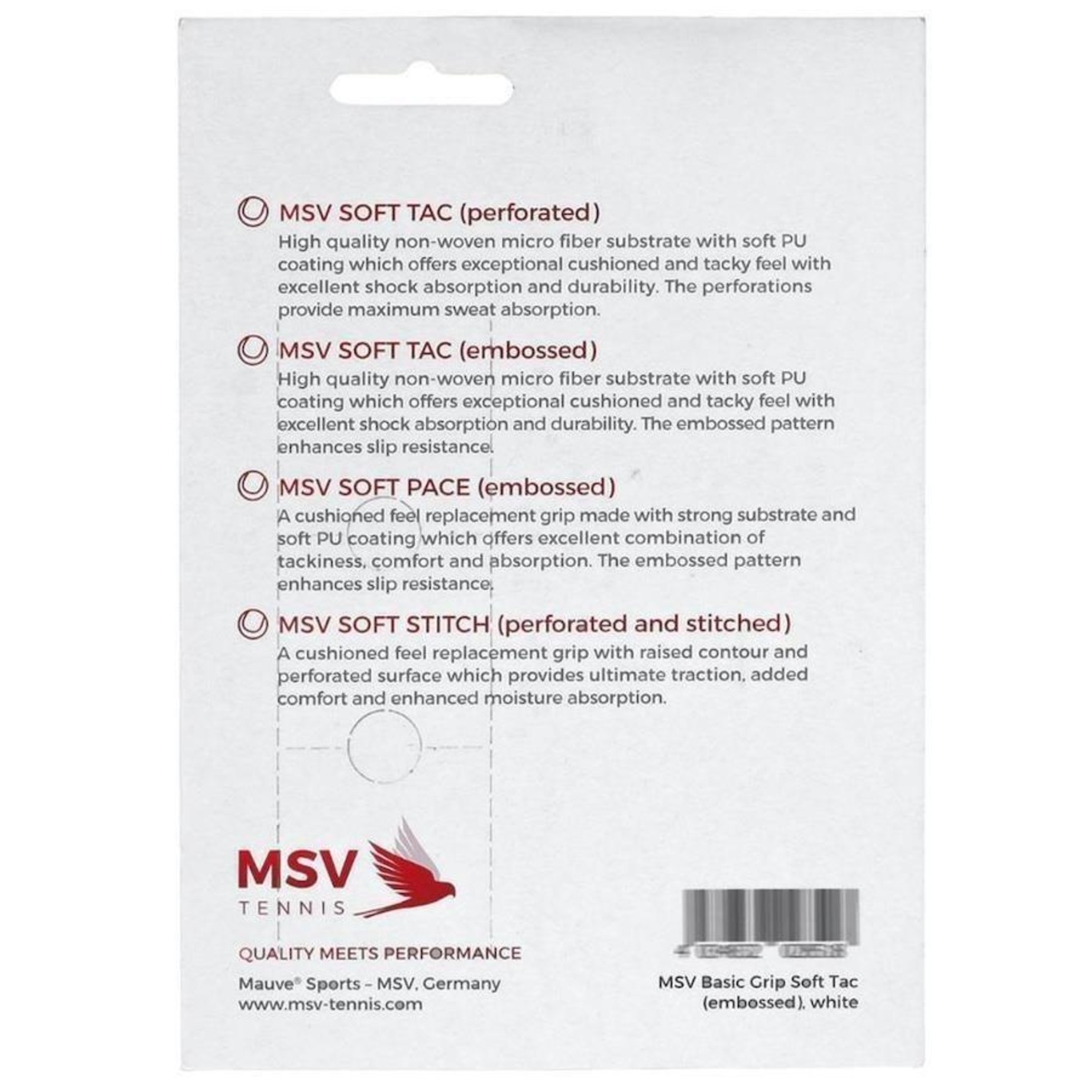 Cushion Grip MSV Soft Tac Perforatred - Foto 2