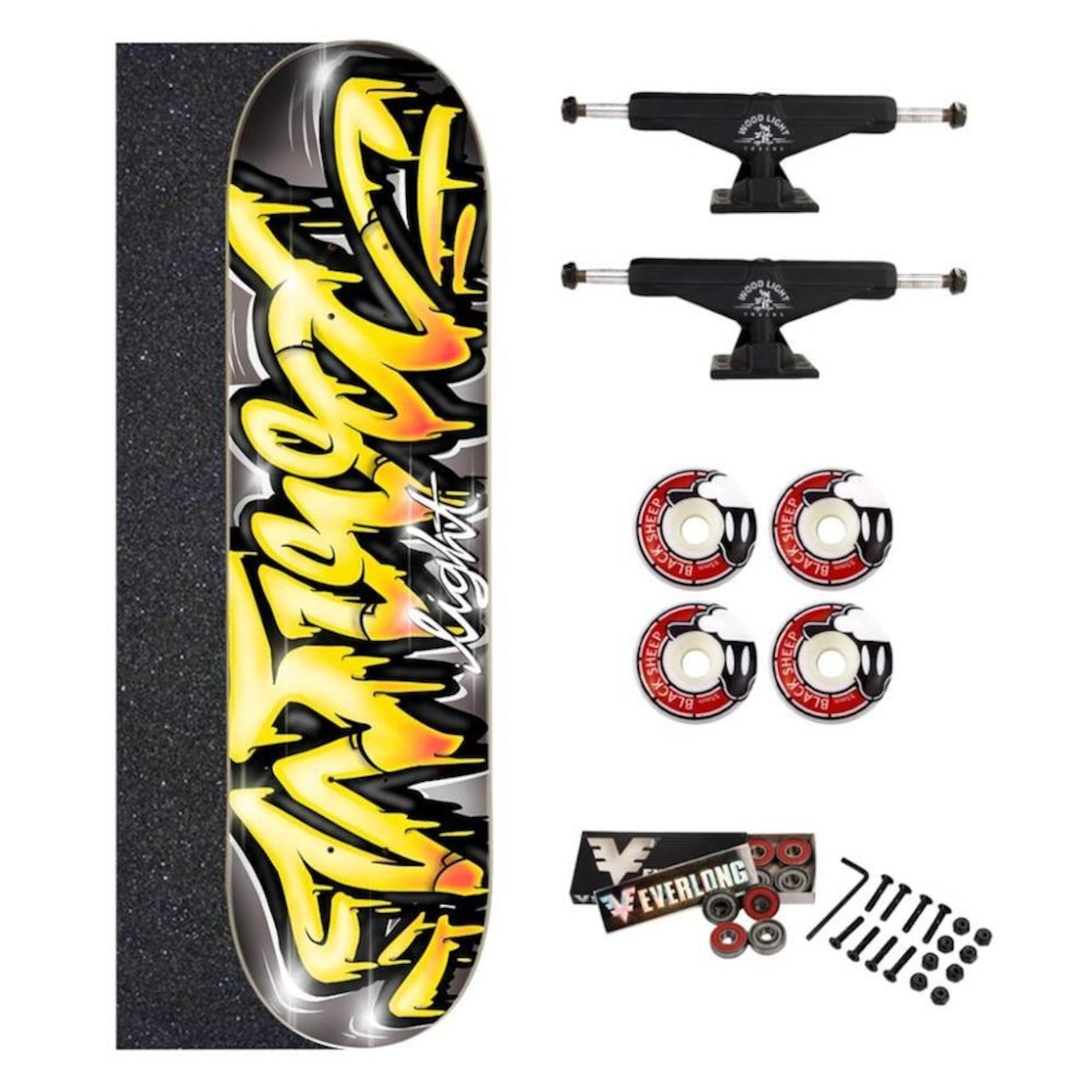 Skate Wood Light Amador Grafite Melt - Foto 1