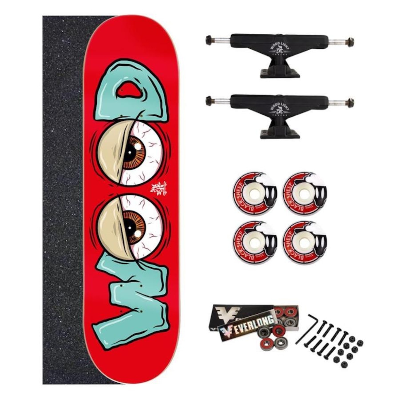 Skate Wood Light Amador Wood Eyes - Foto 1