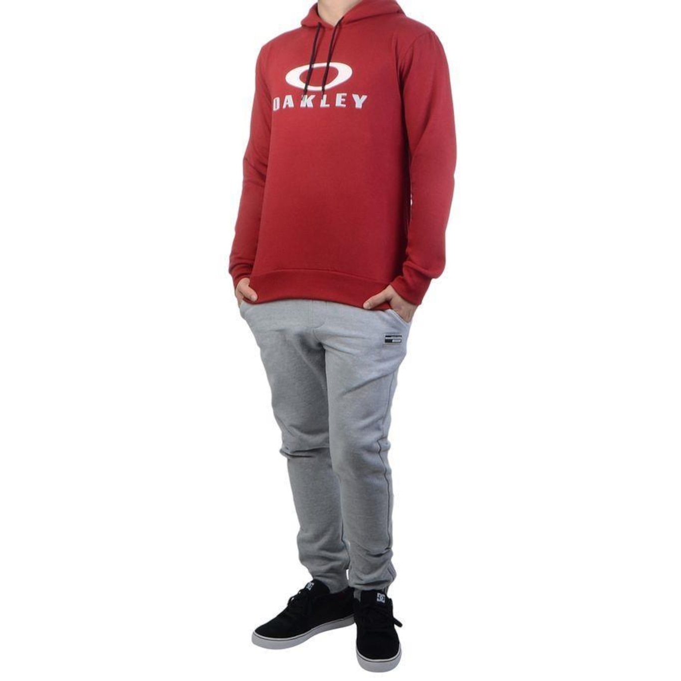 Blusão de Moletom com Capuz Oakley Dual Hoodie - Masculino - Foto 6