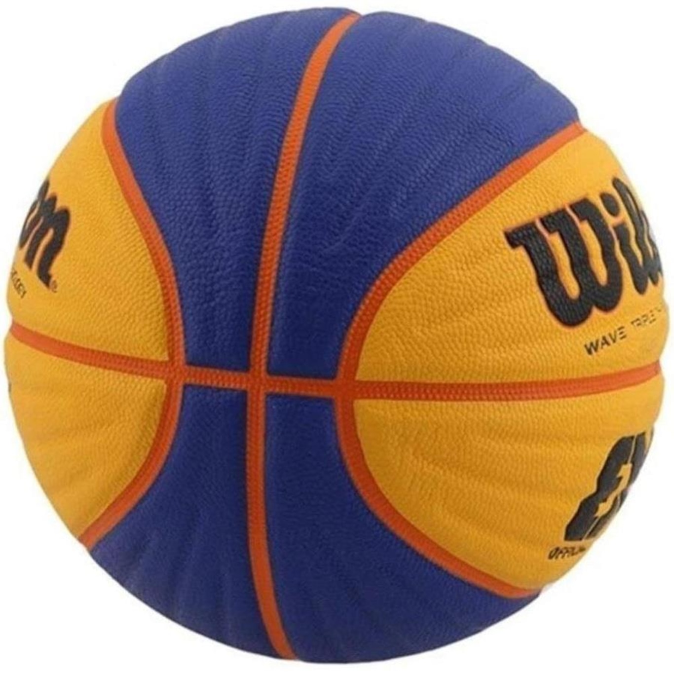 Bola Basquete Wilson Replica Fiba WTB1033XB Azul/Amarelo