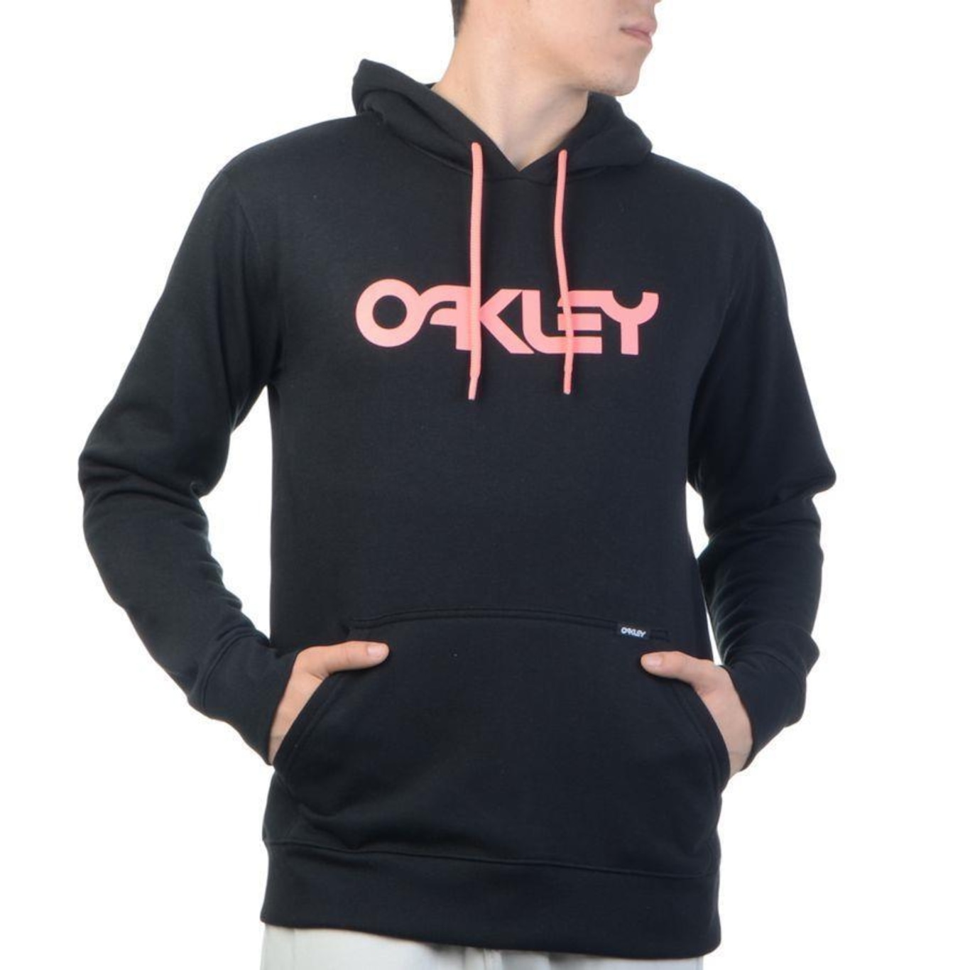 Blusão de Moletom Oakley com Capuz B1B PO - Masculino - Foto 1