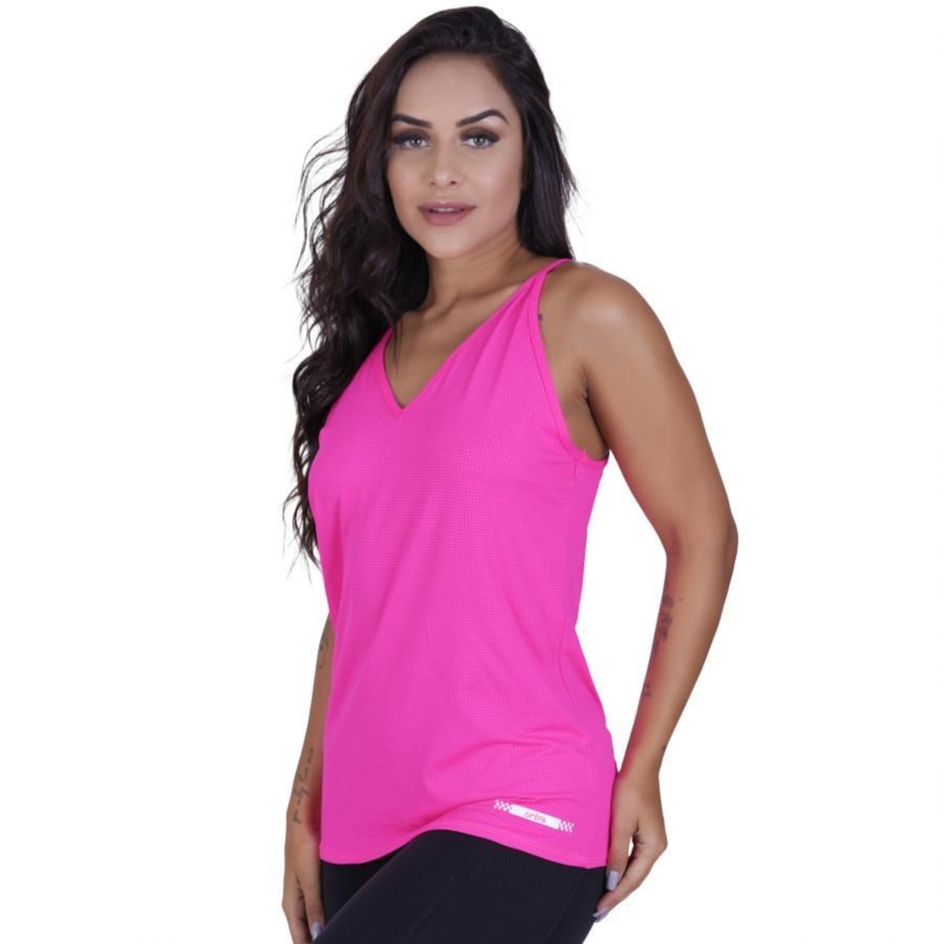 Camiseta Orbis Fitness Deote V Costa Cavada - Feminina - Foto 3