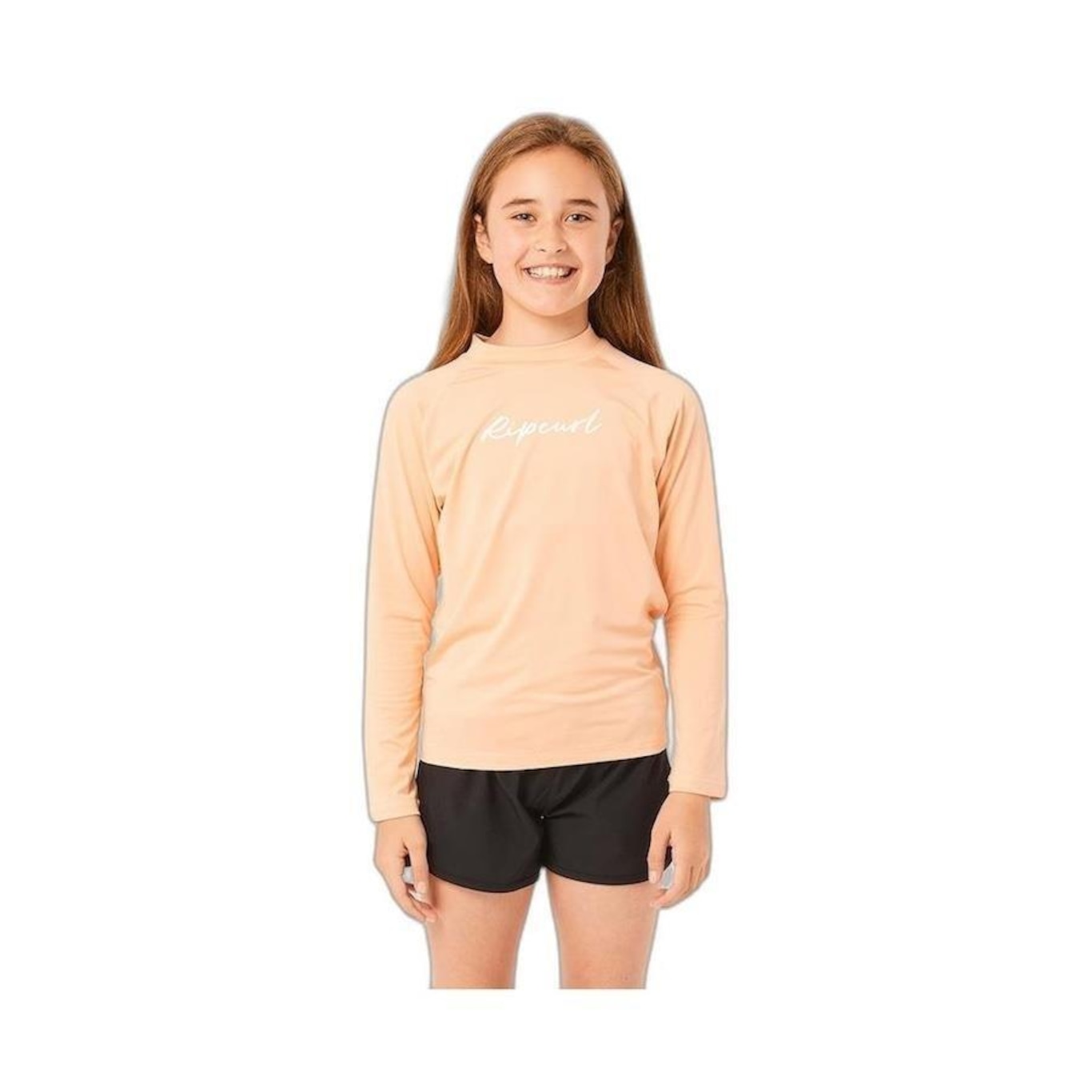 Camiseta de Lycra Rip Curl Script - Infantil - Foto 3