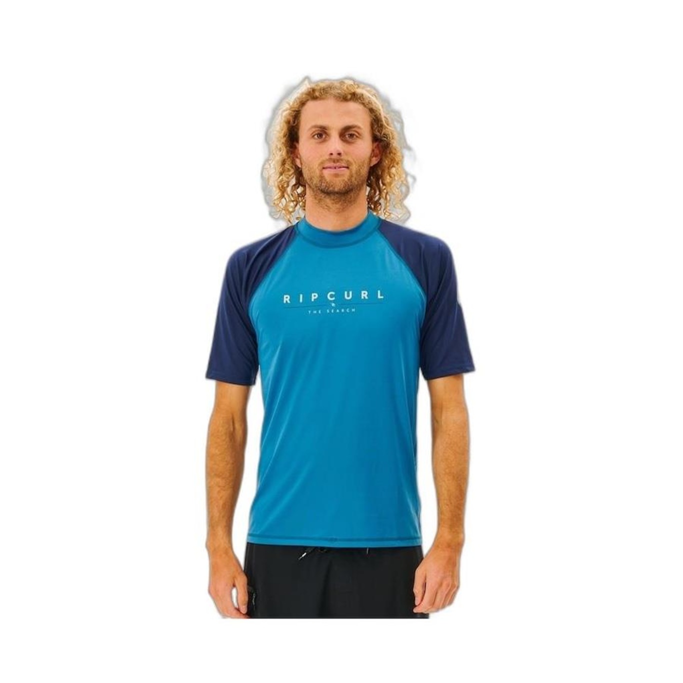 Camisa de Lycra Rip Curl Shockwaves - Masculina - Foto 1